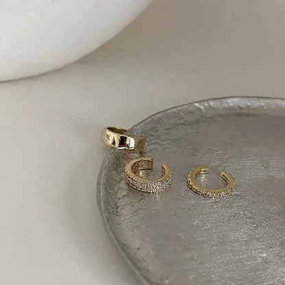 Cute Clip Earrings Female Buckle Ear Cuff No Piercings Fake Cartilage Ear for Women Delicate 2023 Fashion Jewelry Accessories