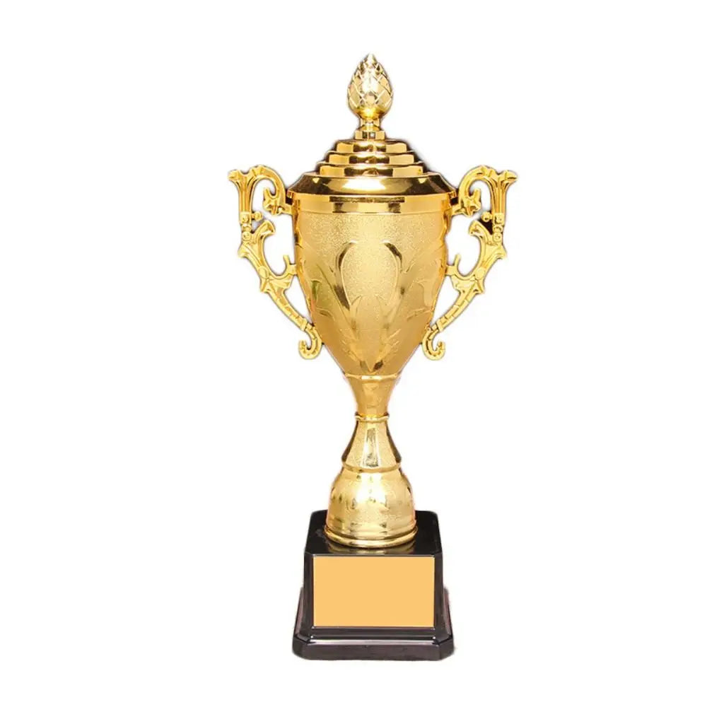 Children's Gold Trophy Awards School Rewarding Supply Competition Soccer Winner Award Trophy Toy Plastic Model Small Prize Cu