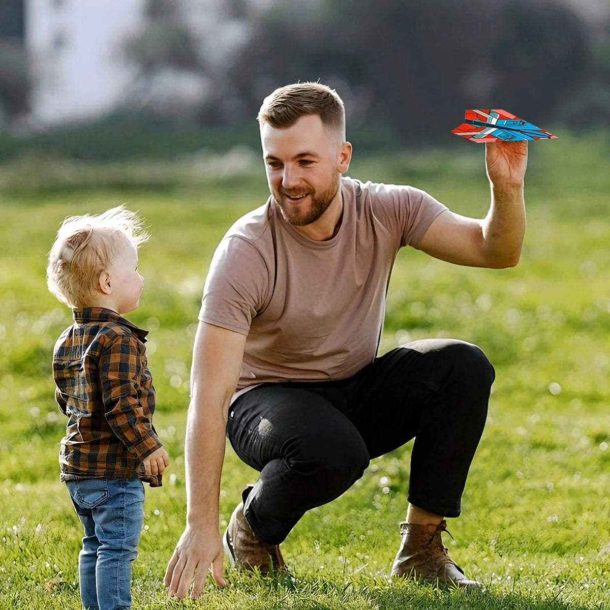 Paper Airplane Kits with 12 Classic Designs, Colorful Origami Paper, World Record Paper Planes, Airplane For School Students(