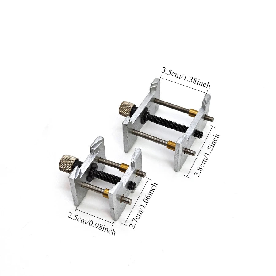 2Pcs 4039 4040 Watch Movement Holder Metal Fixed Mechanical Watch Quartz watch Movement Clamp Tools For Watchmakers