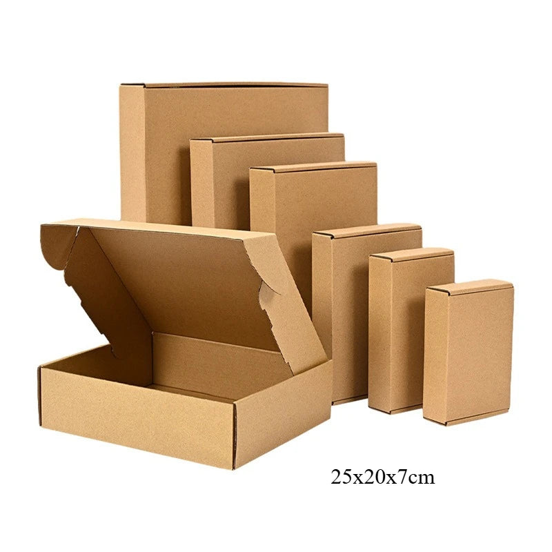 20/10PCS Corrugated Box Mailers,Brown Cardboard Shipping Box Corrugated Box Mailer Shipping Box Kraft Paper Packaging Box