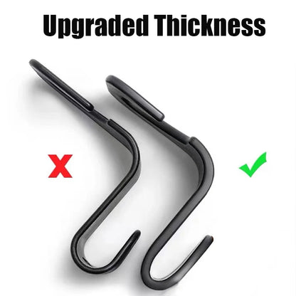 1/4Pcs Car Headrest Hooks Hanger for Bags Seat Back Organizer Holder Clips Auto Fastener Hooks Car Storage Interior Accessori
