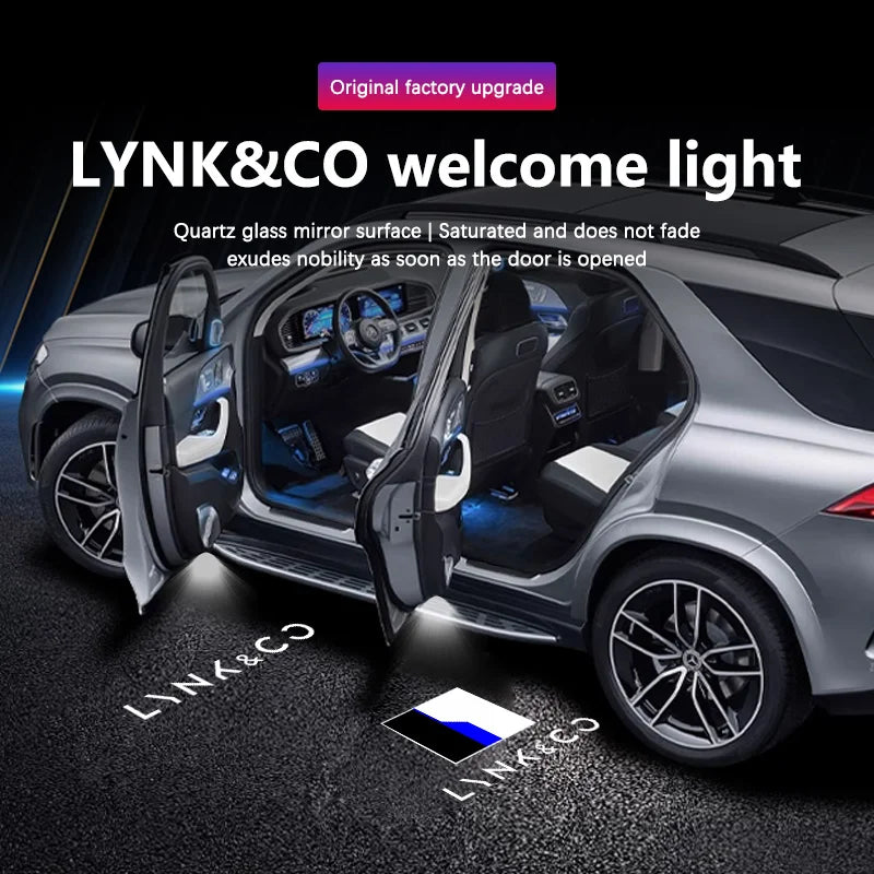 Led Car Door Logo Projector Welcome Light For Lynk&Co 01 02 03 05 09 Car Accessories