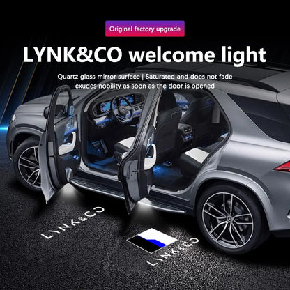 Led Car Door Logo Projector Welcome Light For Lynk&Co 01 02 03 05 09 Car Accessories