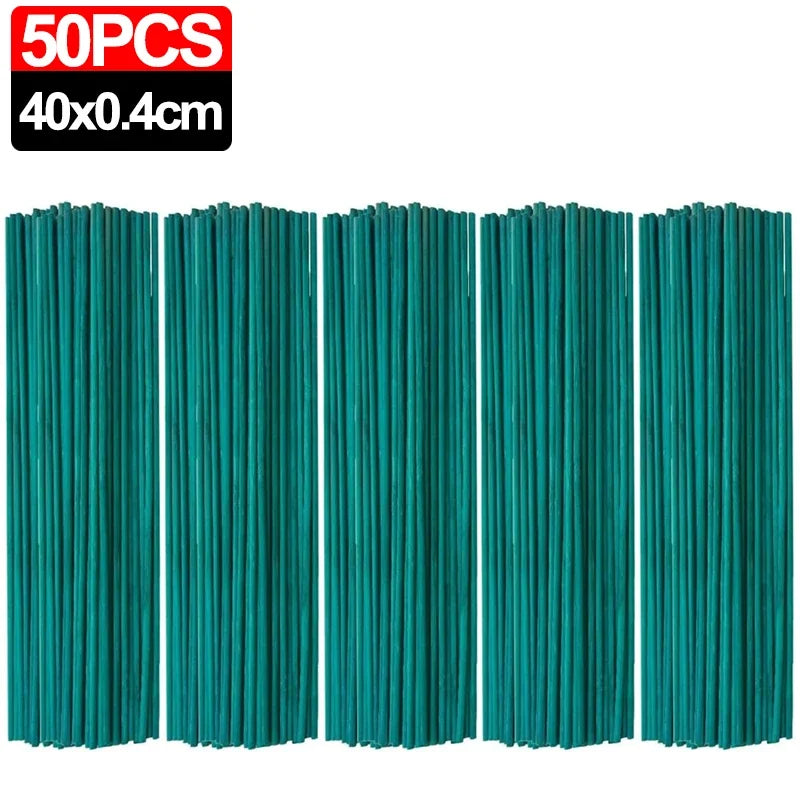 Plant Support Sticks Canes Bamboo Plants Stakes Potted Plants Tomato Sticks Supports Flower Sticks Climbing Plant Garden Tool