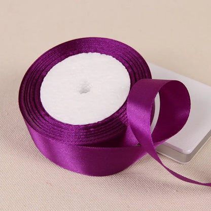 6/10/15/20/25/40/50mm Satin Ribbons DIY Artificial Crafts Wedding Party Supplies Handicraft Sewing Accessories Material 22met