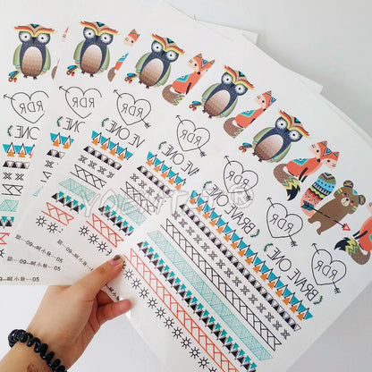 Customized Personalized Waterproof Temporary Tattoo Sticker DIY Fake Tatoo, Make Your Own Custom design Tattoo For Logo/weddi