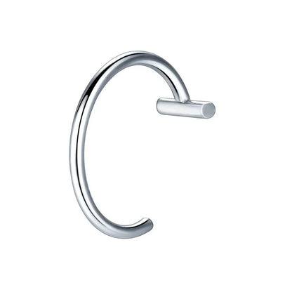 1Pc Stainless Steel Fake Nose Ring Hoop Septum Rings C Clip Lip Ring Earring Fake Nose Piercing Women Body Jewelry Non-Pierce