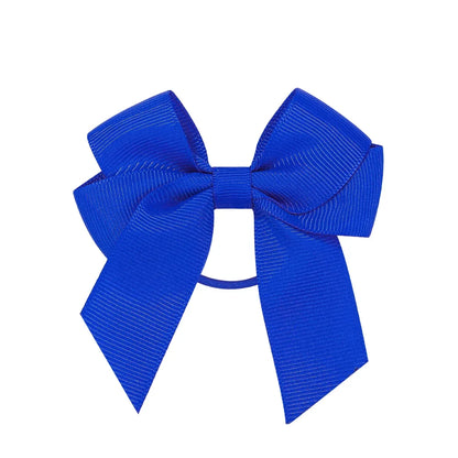 3.15inches Solid Color Hair Ribbon Hair Band for Girls Toddler Cheer Up Bows Head Rope Kids Headwear Ponytail Hair Accessorie