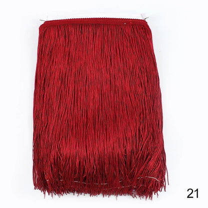 Lace Trim Fringe Tassels 2/5/10M, 30cm Long, For Curtain, Sewing, DIY Accessories - 21 / 30cm-5Yards