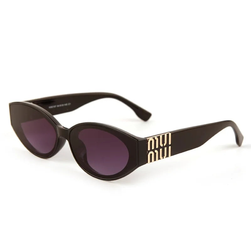 2025 Glamour Fashion Women Sunglasses Luxury Oval Designer Men Glasses Trend Classic Brand Unisex Shades UV400 - C2