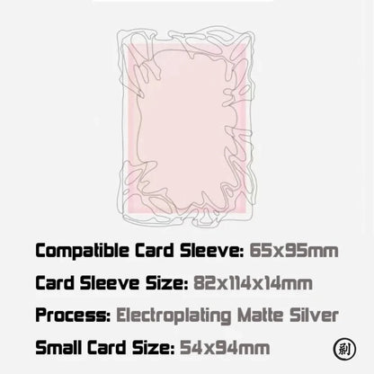 Electroplating Photocard Holder - Personalized Kpop Star Card Protection Cover