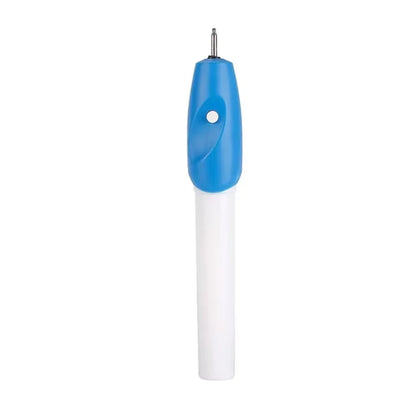 Mini Wireless Engraving Pen Precision Electric Engraving Pen Name Writing Engraving Tool for Crafts and DIY - Blue