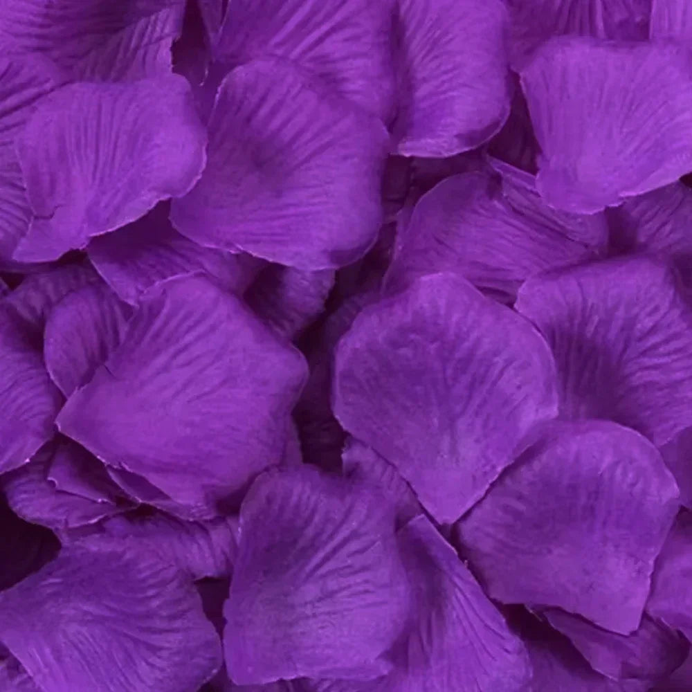 100-10000Pcs Top Colorful Artificial Fake Rose Petals Red White Gold Roses Petal Flowers Romantic Wedding Party Valentine Dec
