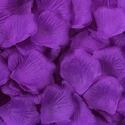 100-10000Pcs Top Colorful Artificial Fake Rose Petals Red White Gold Roses Petal Flowers Romantic Wedding Party Valentine Dec