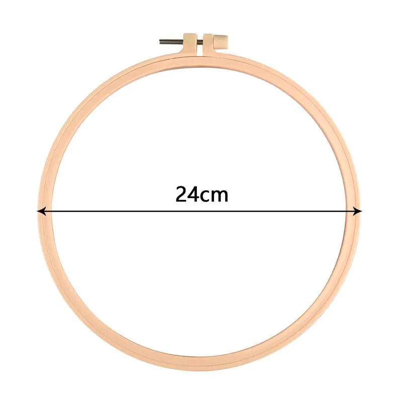 Embroidery Hoop Cross-Stitch Frame Hoop Circle Embroidery Shed DIY Handmade Craft Sewing Needwork Supplies Tools 7.3-27cm - 2