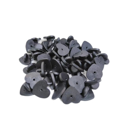 10 pieces/pack Safety Brooches Lock Locking Clasp Metal Pins Back Button Buckle Bulk Pin Keepers Brooch base Jewelry Accessor