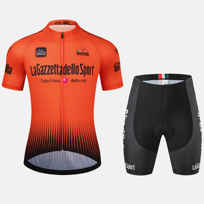 Tour Of Italy Bicycle Clothes Cycling Jersey Set Summer Road Bike Short Sleeve Cycling Clothing Men Mtb Jersey Set Sport Wear