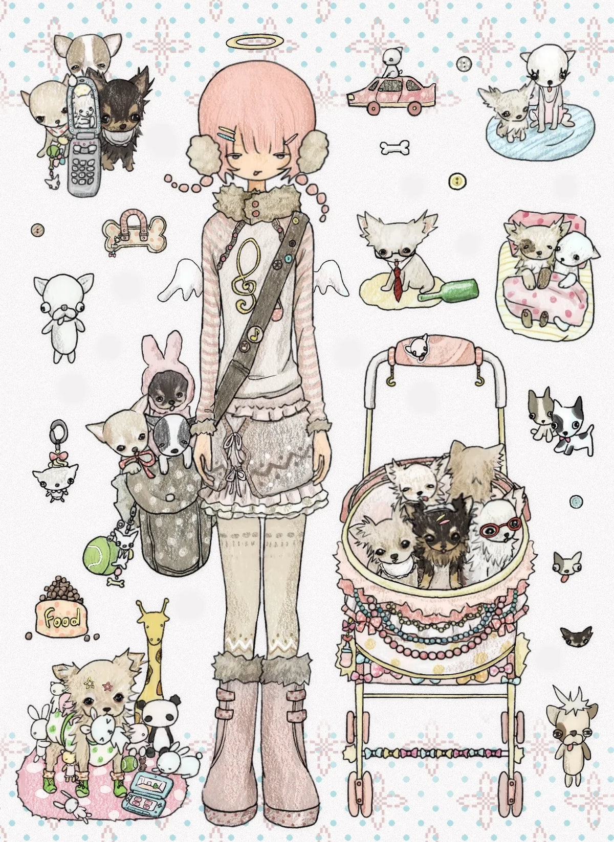Vintage-Toned Girl Sticker Collection | Nostalgic Aesthetic Decals for Journaling, Scrapbooking & DIY Crafts