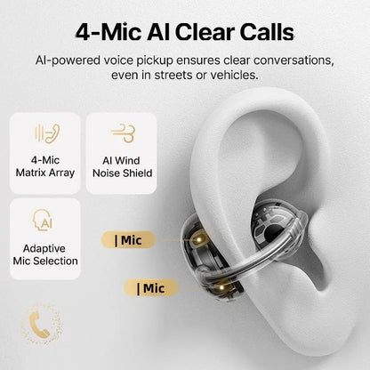Baseus Bowie MC2 AIR Clip-on TWS Earbuds Ear Clips Wireless Earphones Bluetooth