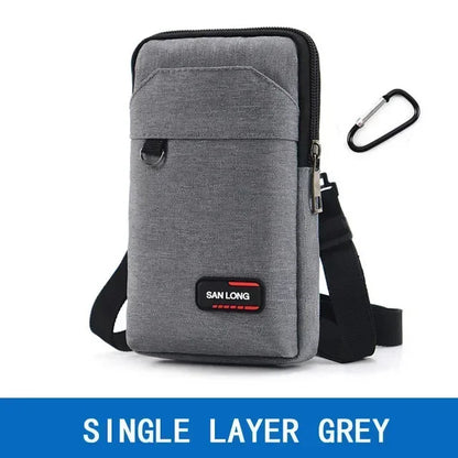 Waterproof Waist Bag Purse Single/double Layer Outdoor Waist Fanny Pack Men Phone Pouch Camping Hunting Tactical Bag with Bel