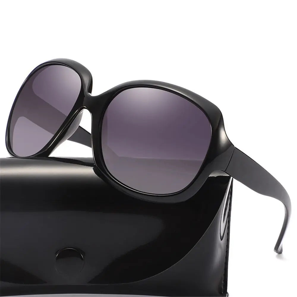 Sunglasses for Women Men Classic Retro Vintage Oversized Eyewear Fashion Shades Round Faced Driving Glasses