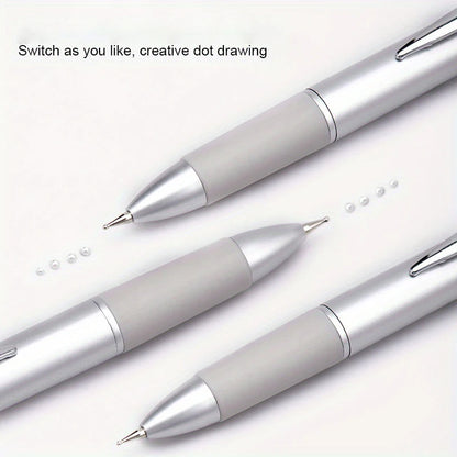 Nail Dotting Pen Nail Art Dotting Tools in Ballpoint Pen Design Nail Art Tip Dot Paint Manicure Kit for Dot Drawing Home Salo