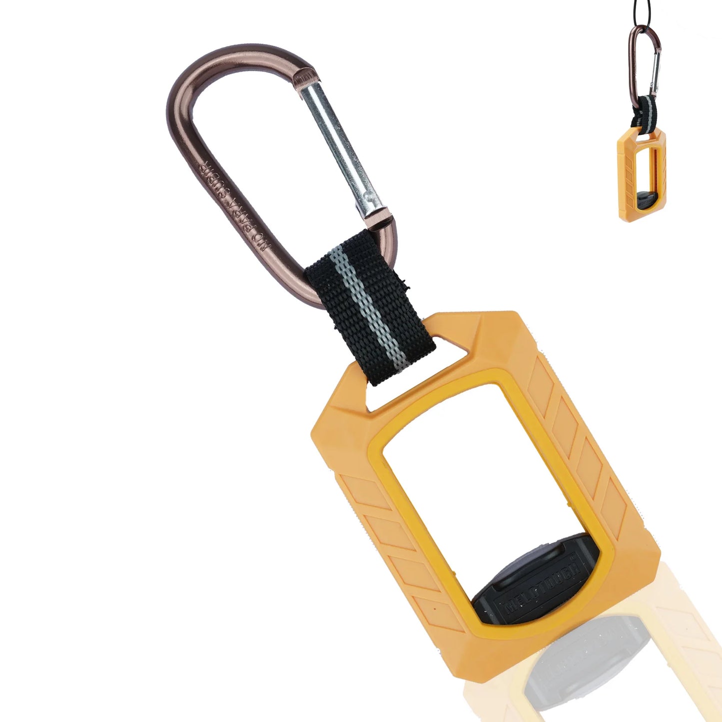 Zip Ties Holder,Reusable Zip Tie Organizer Band,Cable Tie Bracket for wire ties Arrangement.(1PC/black) - BZT01-YELLOW