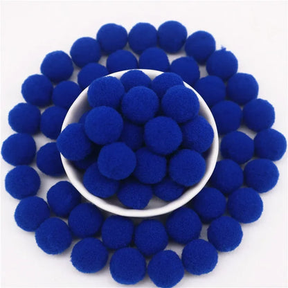 Pompon Balls 8mm 10mm 15mm 20mm 25mm 30mm Fluffy Pompoms Crafts Pompom Diy Handmade Kids Toy Wedding Decoration Craft Supplie