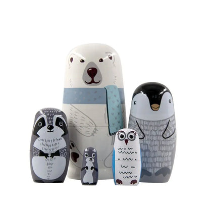 Craft Supplies Home Bedroom Nesting Doll Matryoshka Dolls Toys Wooden Russian Nesting Doll Russian Nesting Stacking Dolls - G