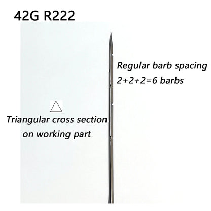 42G Felting Needle for Doll Rooting , 500pcs/lot