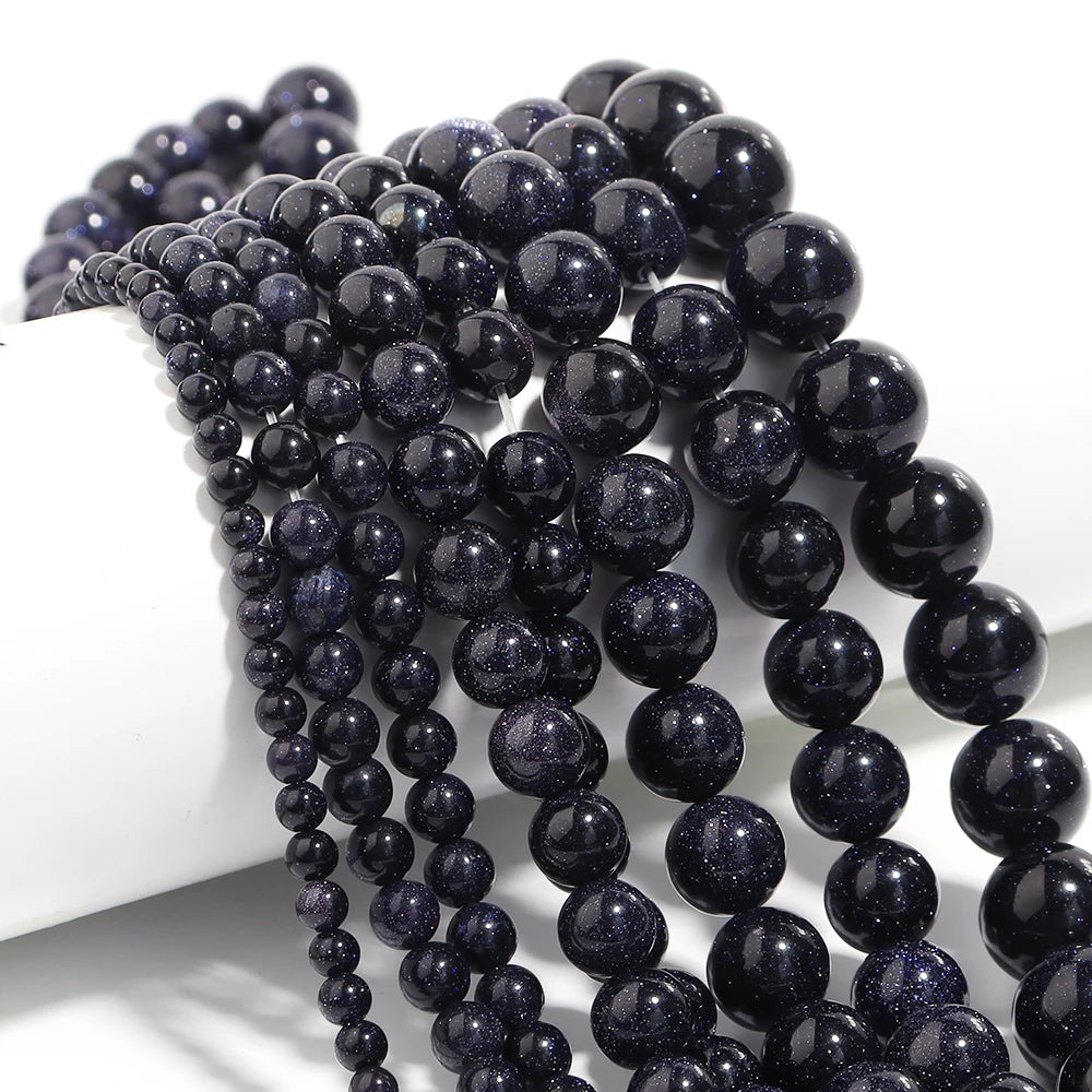 Natural Stone 4 6 8 10 12mm Round Tiger Eye Amethyst Agate Jades Stone Spacer Bead For Jewelry Making Diy Bracelet Needlework