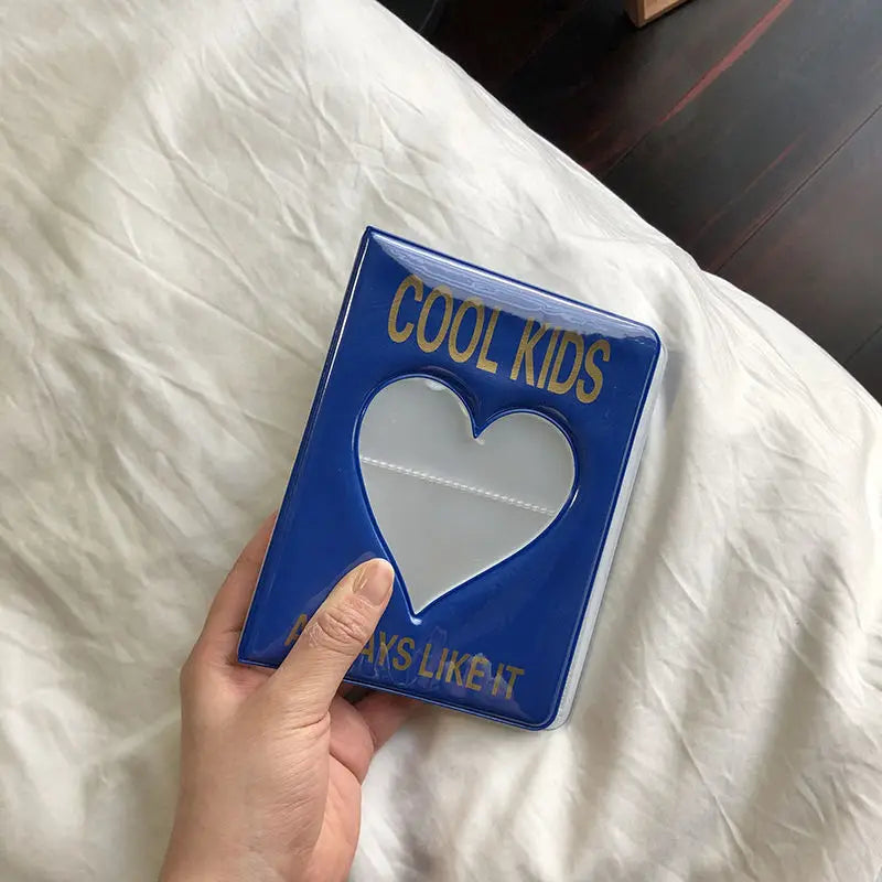 Mini Photo Album 64 Pockets Cartoon Album Photo Photocard Holder Book Collect Kpop Album De Fotos Kpop Photocard Binder