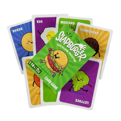 Slapburger Card Game Families Party Playing 2-6 Players Board Game Deck