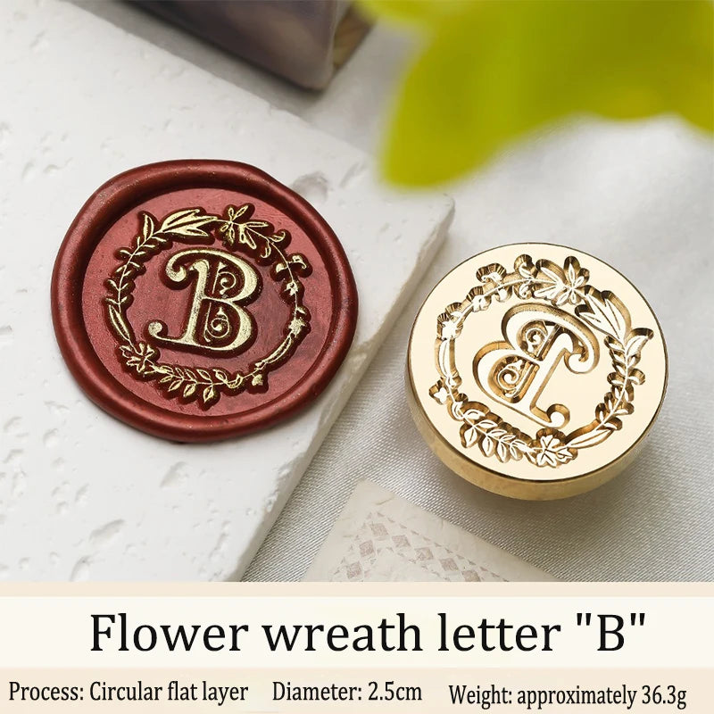 A-Z Seal Kit Sealing Wax for Stamp Head Letter Retro Stamps wax stamp for Wedding Logo for Print Set Wedding Craft Soaps Stam