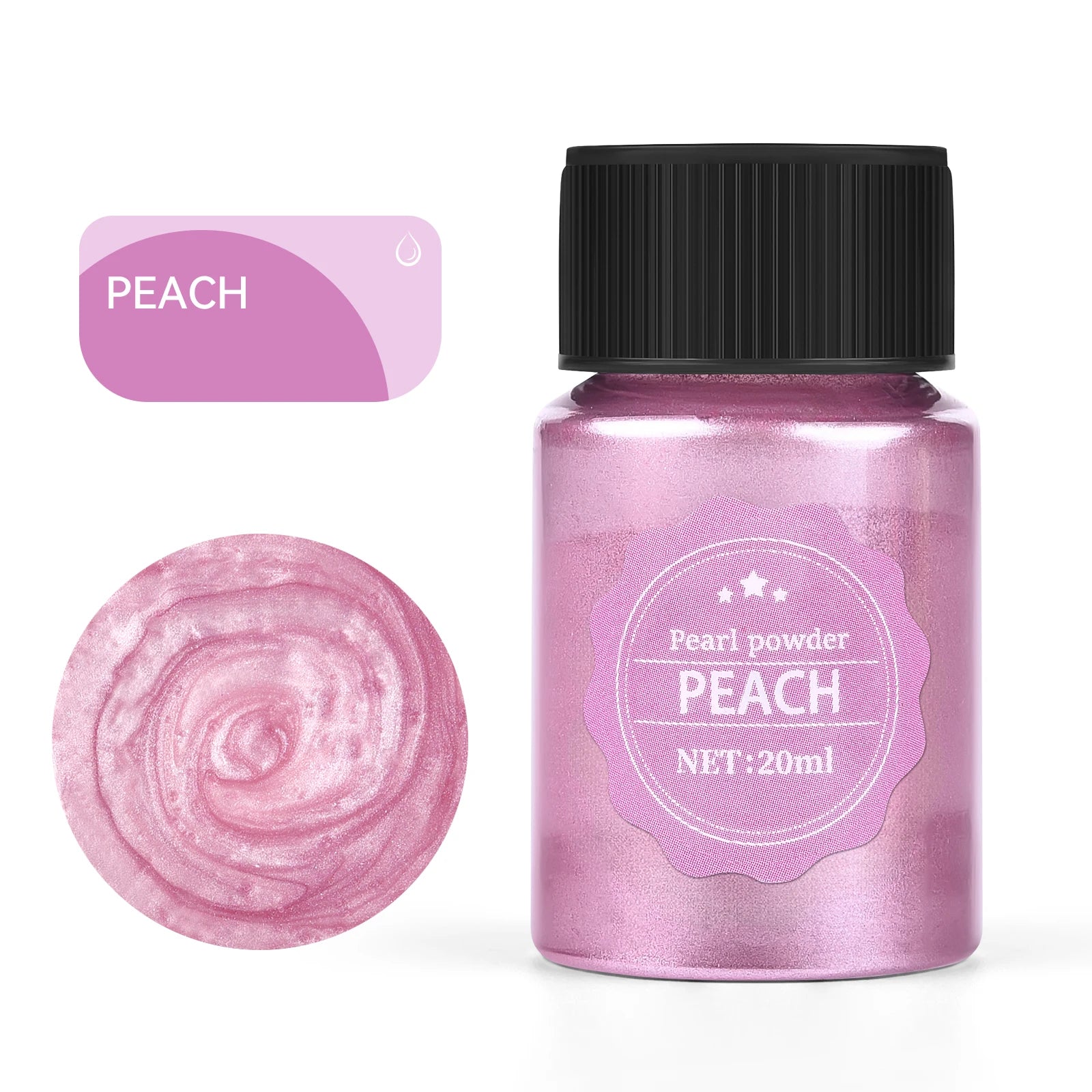 20ml Pearlescent Mica Powder Epoxy Resin Pigment Kits Dye Pearl Pigment Natural Mica Mineral Powder DIY Jewelry Crafts Candle
