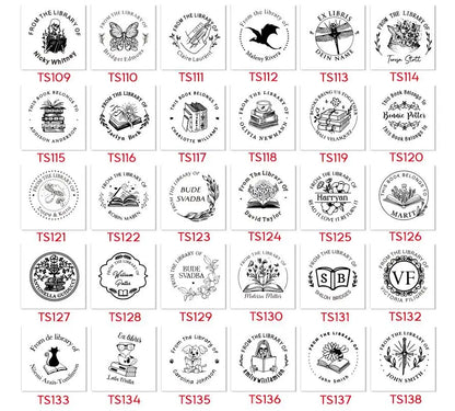 Round Stamp Personalized your own Logo Customized Photosensitive ink Stamp Personalized Custom Self Inking Stamp Rubber Stamp