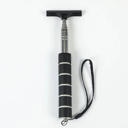 Car Rearview Mirror Wiper Cleaning Tool Auto Glass Mist Cleaner Scraper Car Accessories Handle Telescopic Window Cleaning Bru