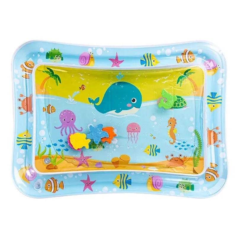 Baby Water Play Mat Inflatable Cushion PVC Infant Tummy Time Toddler Water Pad For Kids Early Education Developing Activity T