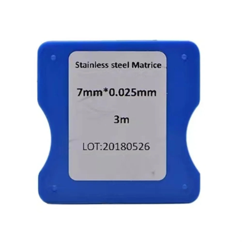 Dental Stainless Steel Matrix Strips Resin Film Restoration Light Cured Resin Clear Matrix Bands Polishing Strip Dental Mater