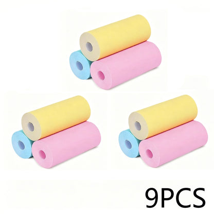 3-20 Rolls 57x25MM Thermal Paper Color Children Camera Instant Print Kids Camera Printing Paper Replacement Accessories Parts