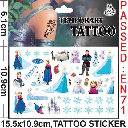 Frozens Princess Party Favors Includes Slap Bracelets Stickers Blowouts Gifts Bag for Girls Anna Elsa Birthday Party Decor Gi