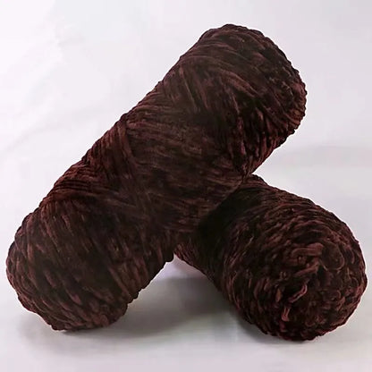 DIY 100% Polyester Velvet Yarn Amigurumi Accessories Dolphin Baby Plush Yarn Soft Chenille Yarn for Knitting 1 Skein 100g 130