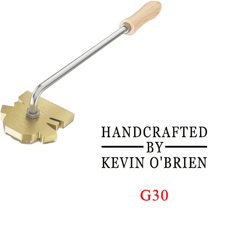 Custom Branding Iron Stamp DIY LOGO Heating Brass Embosser Seals with Handle for Wood Leather Cake Hamburger Wedding Party Cr