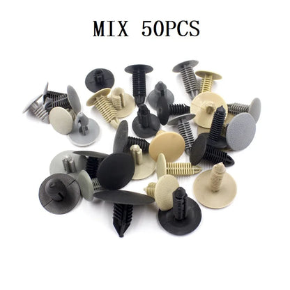 Trim Panel Clip 5mm 6mm 7mm 8mm 9mm 10mm 11mm Hole Car Moulding Clip Plastic Screw Fasteners Auto Roof Tailgate Lining Rivet 
