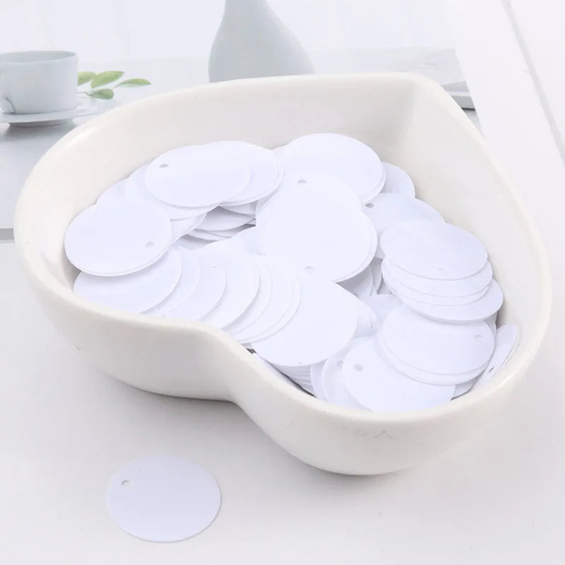 10g/Pack Round Sequin 6mm 8mm 10mm 15mm 20mm 30mm Sewing Sequins For Craft, Jewelry Accessories, Wedding Dress Craft 28 Color