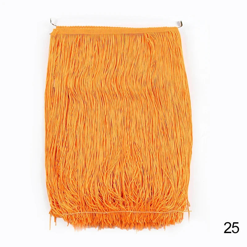 Lace Trim Fringe Tassels 2/5/10M, 30cm Long, For Curtain, Sewing, DIY Accessories - 25 / 30cm-10Yards
