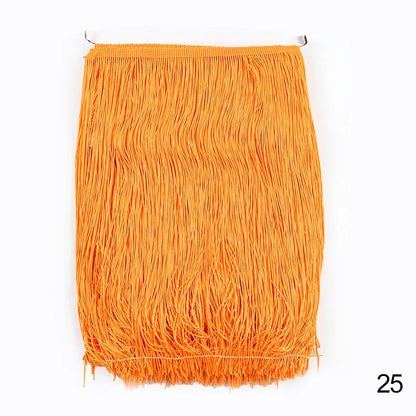 Lace Trim Fringe Tassels 2/5/10M, 30cm Long, For Curtain, Sewing, DIY Accessories - 25 / 30cm-10Yards