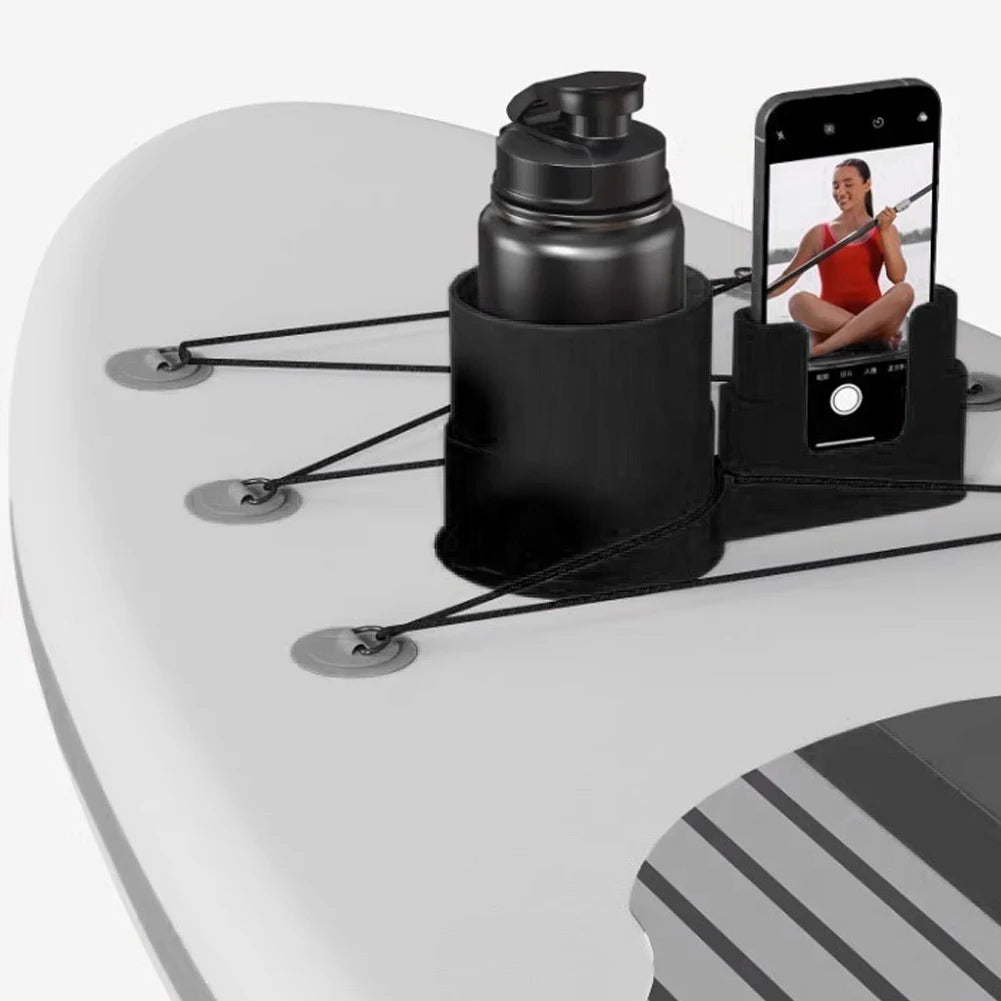 Double Padel Board Holder with Fixation Stand Up Paddle Board Accessories Quick Fixer for Board Kayak Water Soprts Equipment