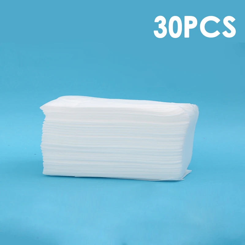 30/200Pcs Of Dust Removal Paper Disposable Household Dust Removal Cloth Electrostatic Mop Pad Floor Tile Floor Cleaning Suppl